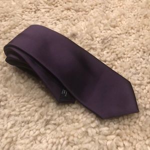 Sateen Purple Tie